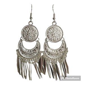 Boho Vintage Tassle Dangle Earrings